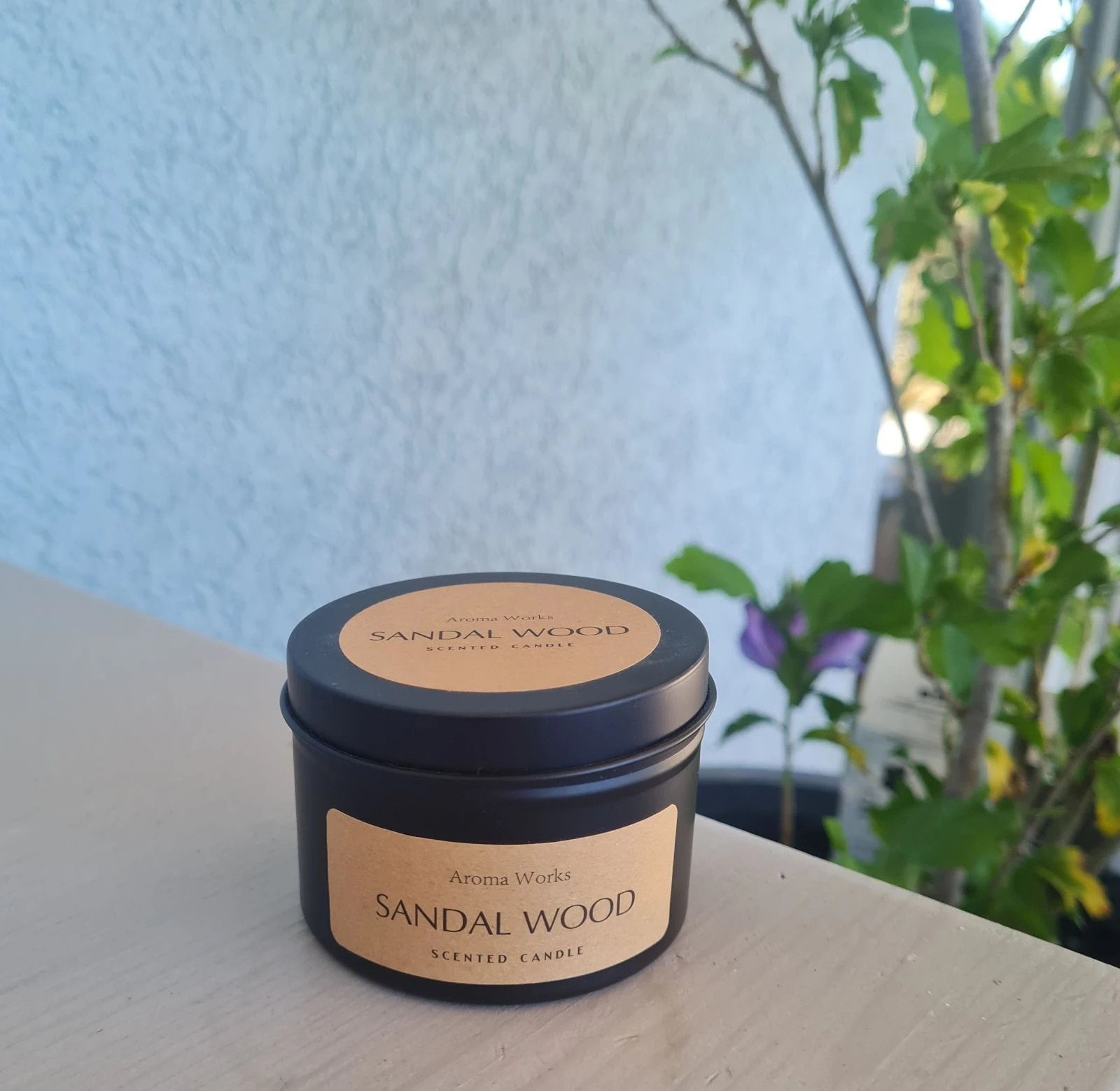 Bougie parfumée NEUVE Aroma Works 🌺 Sandal Wood 